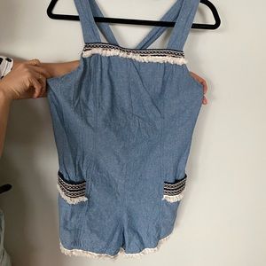 Overall shorts